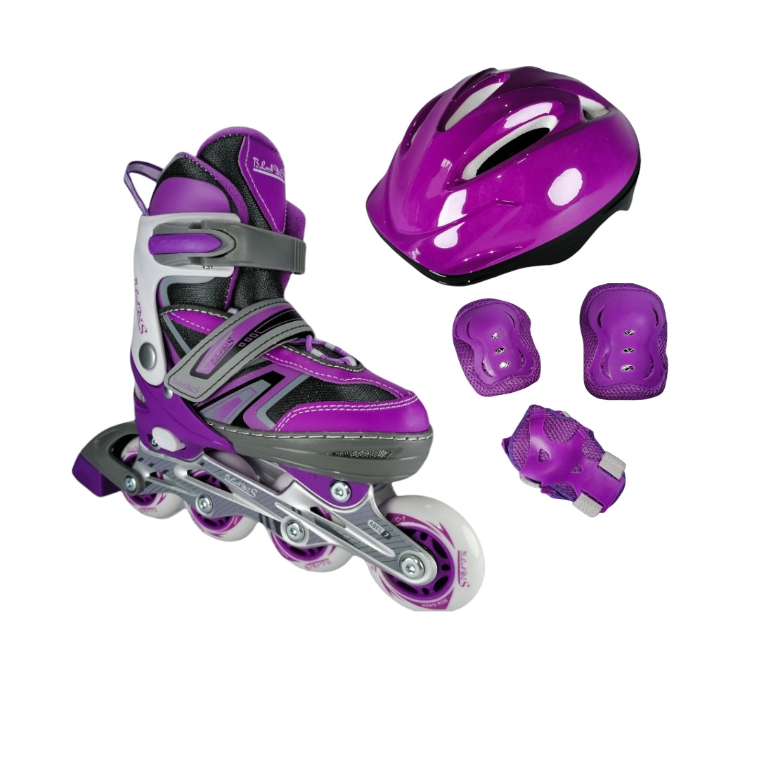 Patines Blades con Kit de Protección – Rodilleras, Coderas y Muñequeras Incluidas