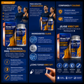 KREC'UP Suplemento Masculino | Energía, Vitalidad y Rendimiento | 60 Cápsulas