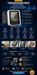 Tensiómetro Digital de Brazo – Mide tu Presión Arterial en Casa
