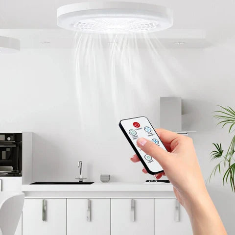 Bombillo Abanico Ventilador LED 2 en 1 TurboMax™ con Control Remoto